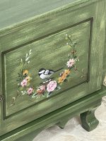 میز تیوی چوبی سبز