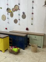 میز تیوی چوبی رنگی