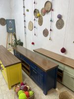 میز تلویزیون چوبی هنری