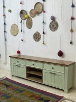 میز تلویزیون چوبی مینیمال