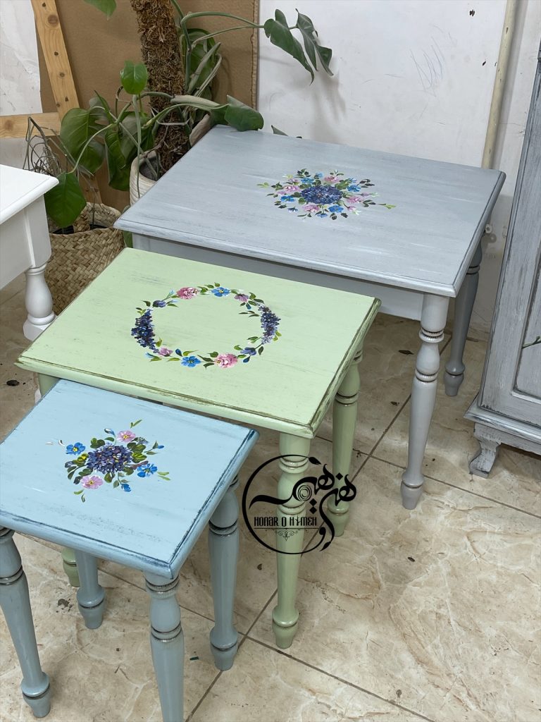 میز عسلی چوبی زیبا