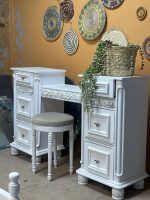 سرویس خواب چوبی سفید