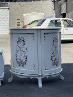 کنسول چوبی سفید شیک
