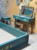 سرویس خواب چوبی سبز