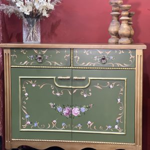 کنسول چوبی سبز سلطنتی