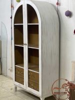 کتابخانه چوبی ساده و شیک