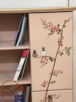 کتابخانه چوبی ساده و شیک