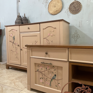 ست میز تلویزیون و کنسول کلاسیک