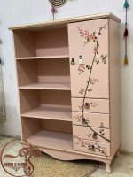 کتابخانه چوبی ساده و شیک