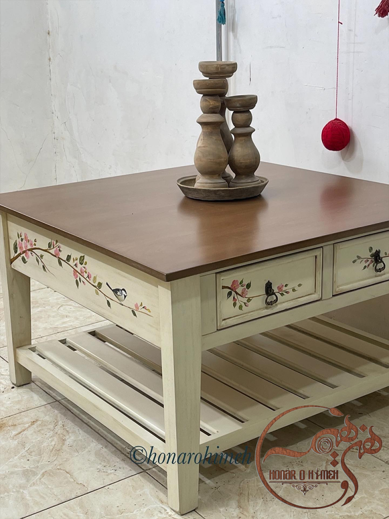 میز جلو مبلی چوبی