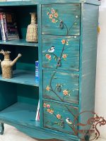 کتابخانه چوبی ساده و شیک