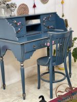 میز تحری چوبی سرمه ای