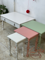 میز عسلی و جلو مبلی چوبی