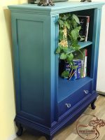 کتابخونه چوبی ابی