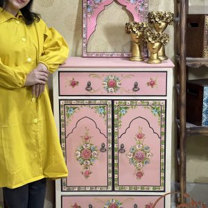 جاکفشی چوبی صورتی