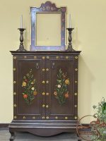 جاکفشی چوبی قهوه ای