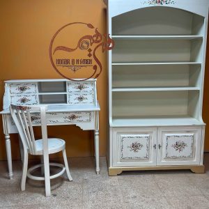 ست میز تحریر و کتابخانه