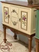 میز کنسول چوبی