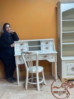 ست میز تحریر و کتابخانه