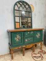 اینه و کنسول چوبی