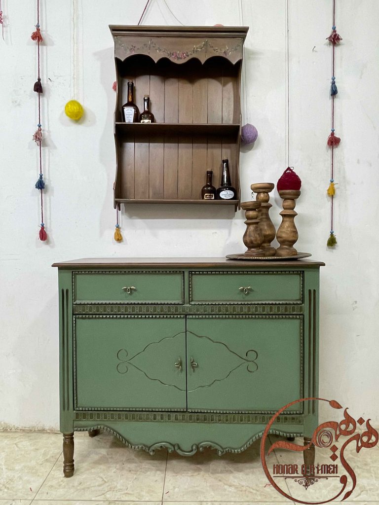 میز کنسول چوبی