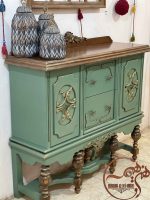 میز کنسول چوبی