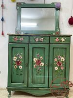 اینه کنسول چوبی