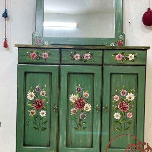 اینه کنسول چوبی