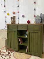 میز کنسول کتابخانه چوبی