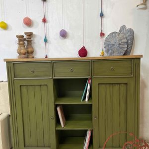 میز کنسول کتابخانه چوبی