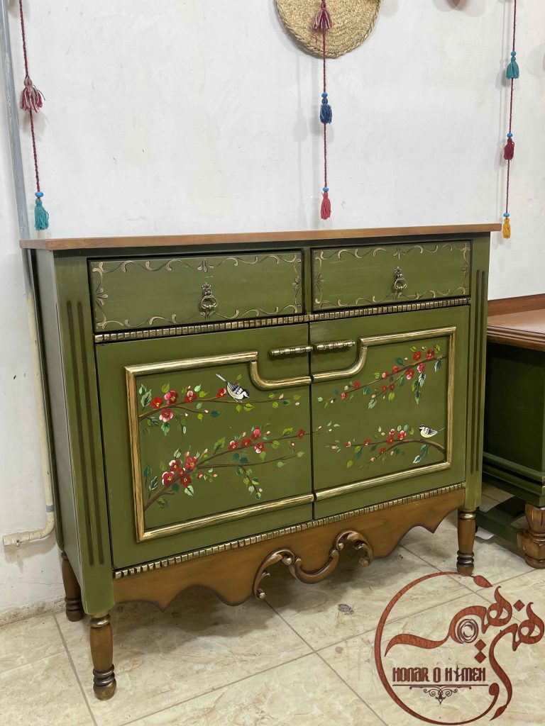 میز کنسول چوبی