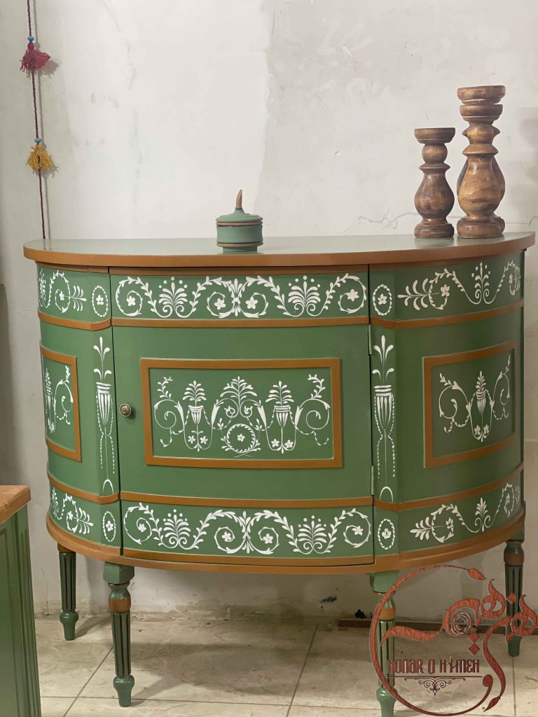 میز کنسول چوبی