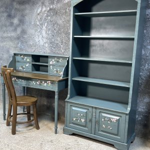 ست میز تحریر و کتابخانه