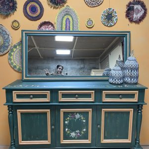 میز کنسول چوبی