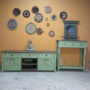 ست میز تلویزیون و کنسول ست کلاسیک