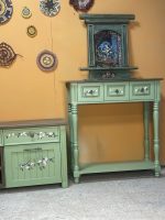 ست میز تلویزیون و کنسول ست کلاسیک