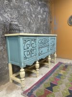 میز کنسول چوبی سلطنتی