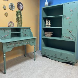 ست میز تحریر و کتابخانه