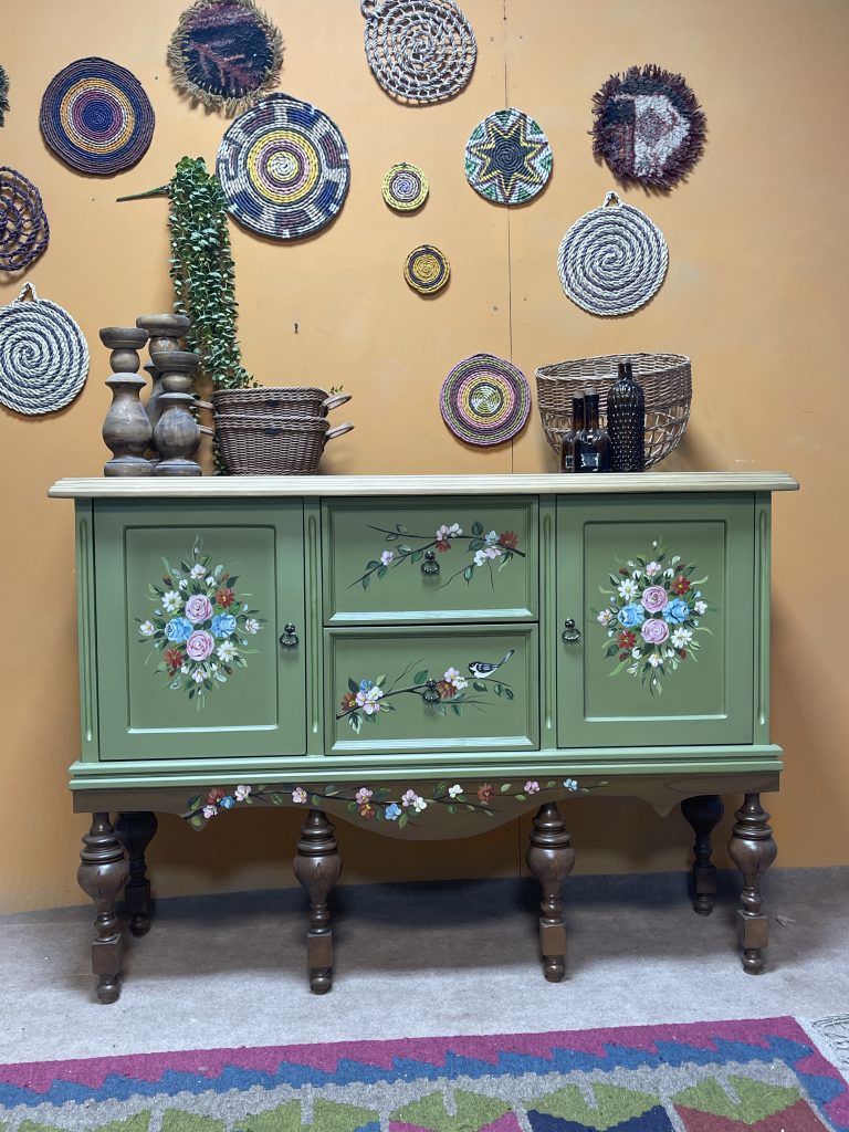 میز کنسول چوبی