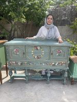 میز کنسول چوبی