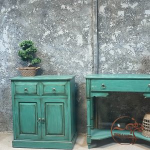 ست جاکفشی و کنسول چوبی