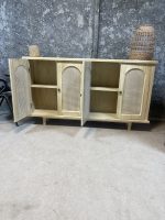 کنسول چوبی حصیری