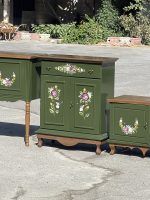 ست جاکفشی و میز تلویزیون و کنسول چوبی