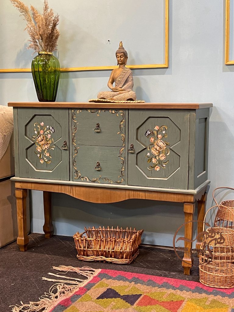 میز کنسول چوبی