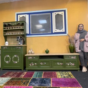 ست میز تلویزیون و کافی بار