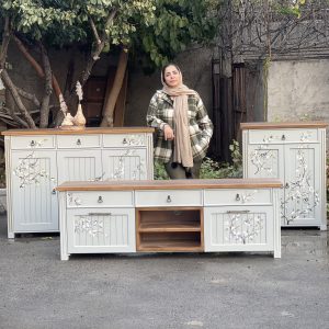 ست میز تلویزیون و کنسول و جاکفشی