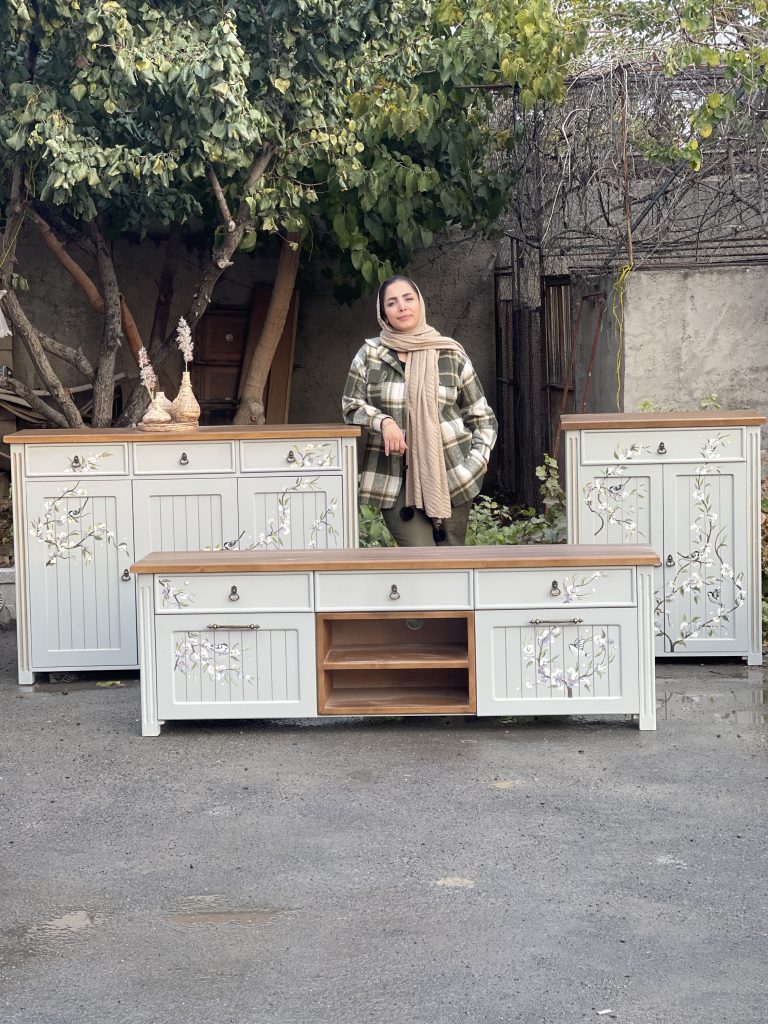 ست میز تلویزیون و کنسول و جاکفشی