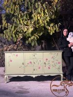 میز کنسول چوبی