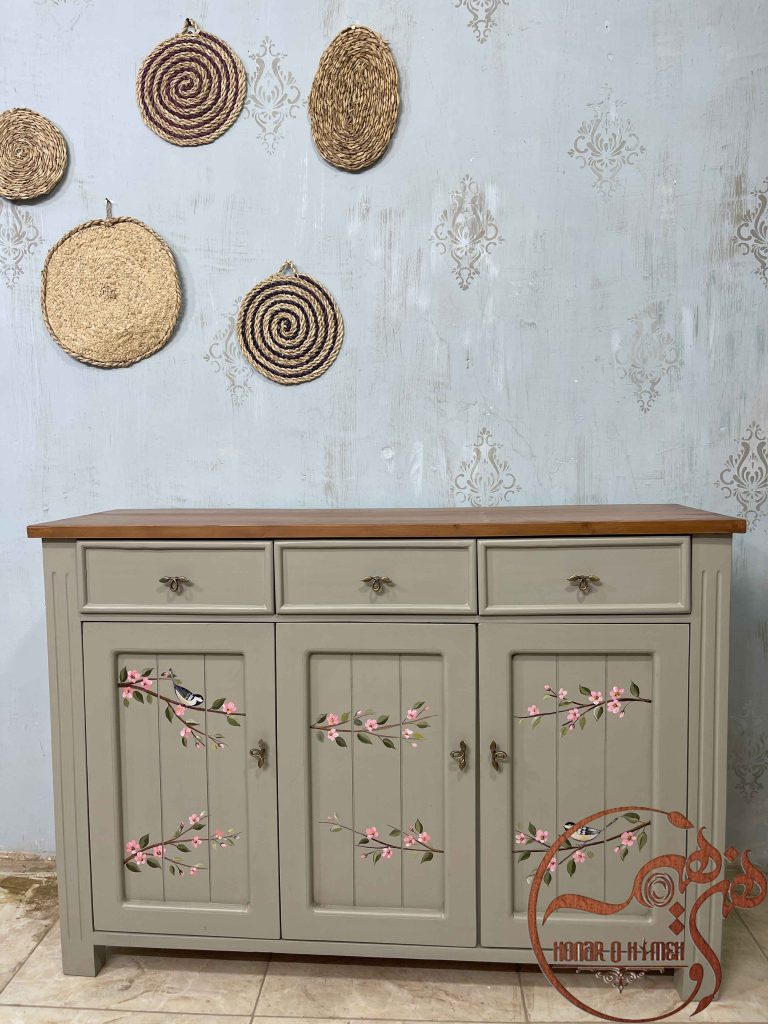 میز کنسول چوبی