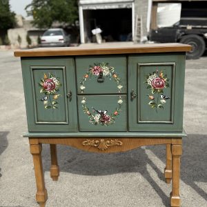 کنسول چوبی شیک کوچک